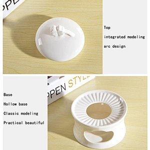 Best Selling Porcelain ware Tea Pot Set Promotional Simple Ceramic Tea Cup with Handle and Tray