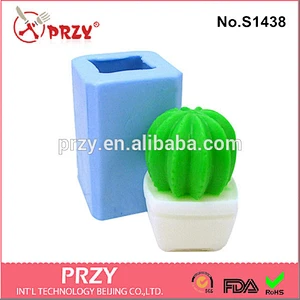 high quality bonsai 3d silicone candle mold