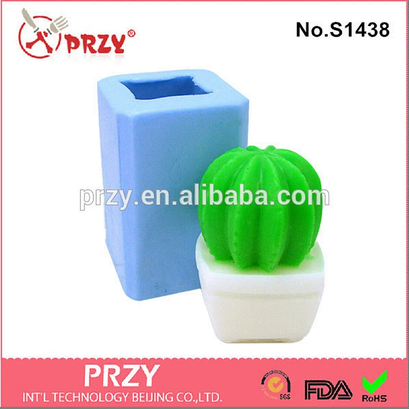 high quality bonsai 3d silicone candle mold