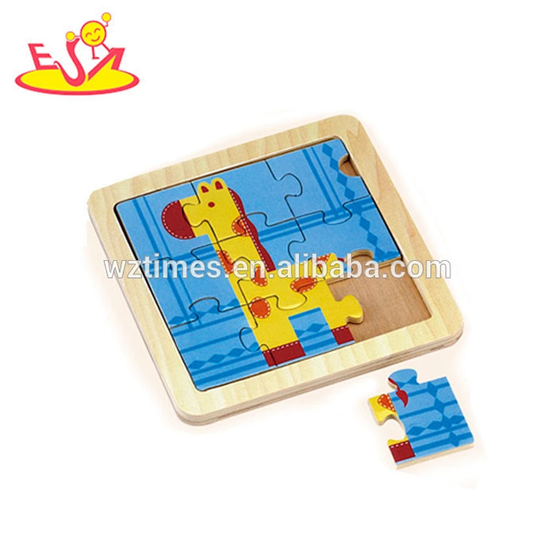 Wholesale teaching aid colorful wooden fish puzzle toy baby cute wooden fish puzzle toy W14C070