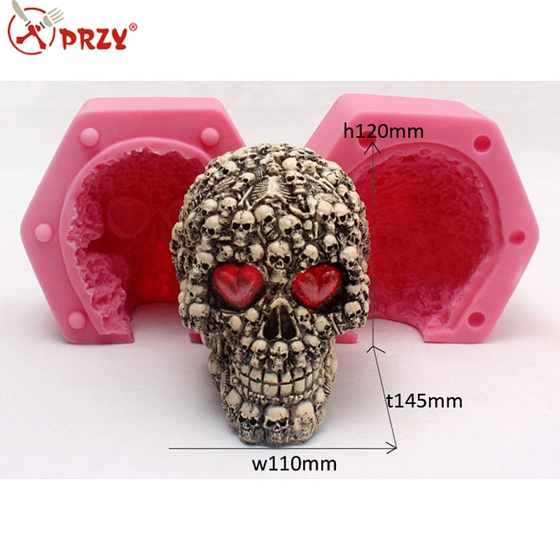 Halloween Skeleton DIY barking tools silicone mold silicone Mousse cake mould