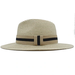 Fashion Men Women Paper Straw Panama Hat Woven Paper Straw Hat In Hollow