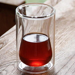 OEM ODM Custom Heat Resistant Creative Double Wall High Borosilicate Glass Reusable Cup Handmade Beer Cup