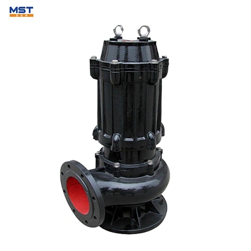 Solids handling centrifugal submersible pump