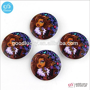 Newest Design Party Supplies Cartoon Tinplate Badge