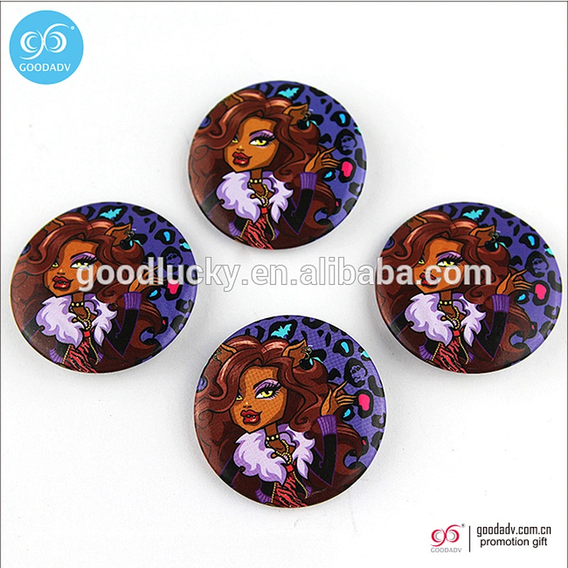 Newest Design Party Supplies Cartoon Tinplate Badge