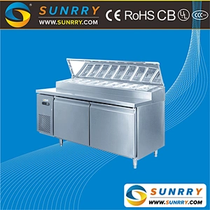 High Quality Pizza Prep Table Refrigerator Work Table