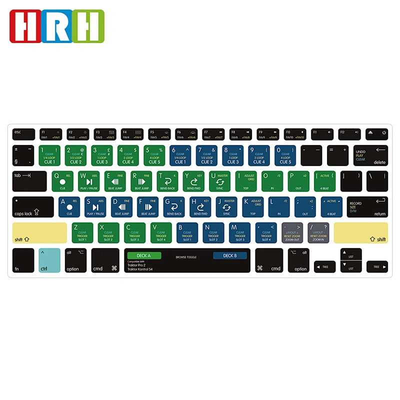 Ali baba Fashion Custom TPU  Keyboard Cover Manufacturer For Macbook Air Keyboard Skin