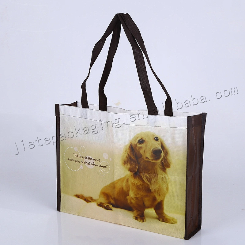Customized stand up pp non woven shopping bag wholesale