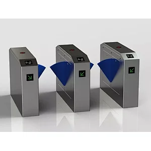 Fingerprint Access Control Flap Barrier Building Counter Electronic Turnstile For Ticket Management System