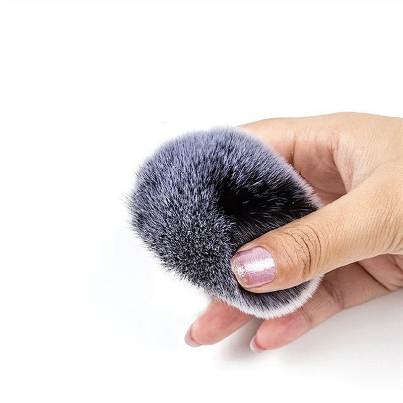 2018 Newest Soft Black Kabuki Mushroom Brush Powder Makeup Brush
