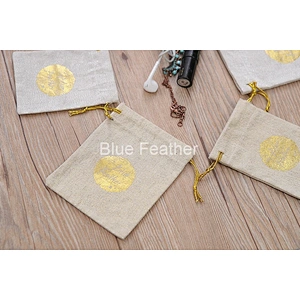 Linen Rope Bag Receive Bag Bunch Of Pocket Coirn Purse