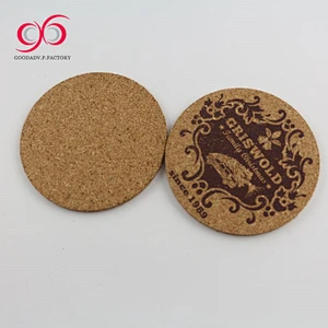 Promotion high quality guangzhou tea wood cup mat coaster cork