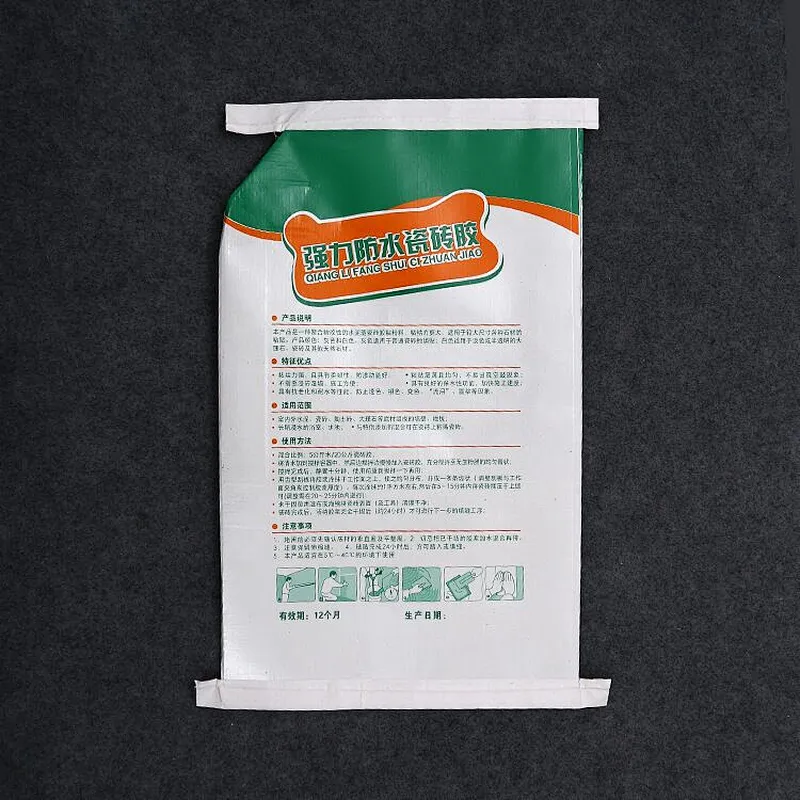 Custom wholesale self-styled paper plastic bag for ethanol, ceramic tile use
