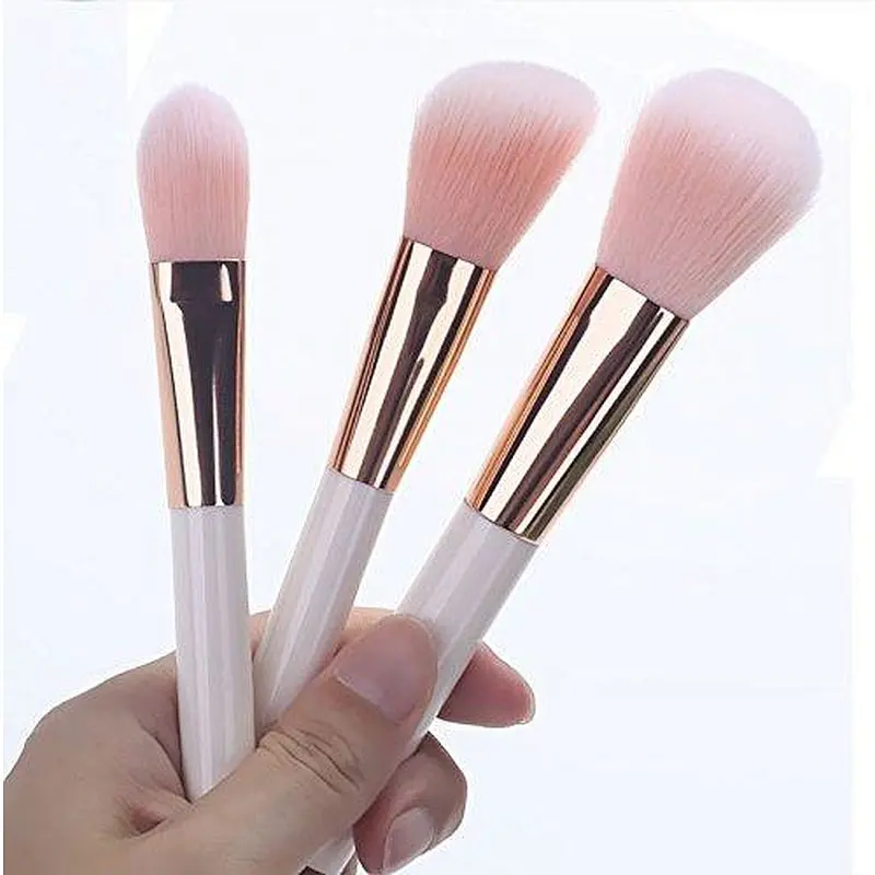 9pcs Professional Synthetic Hair Kabuki Makeup Brush Set with Case