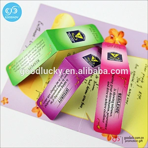 Hot promotional gift item new fancy paper magnetic bookmark for bookworm