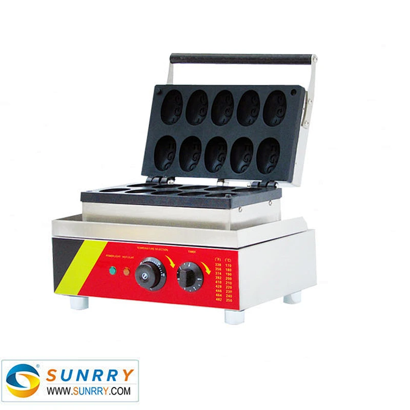 Taiwan electric stainless steel egg waffle maker machine