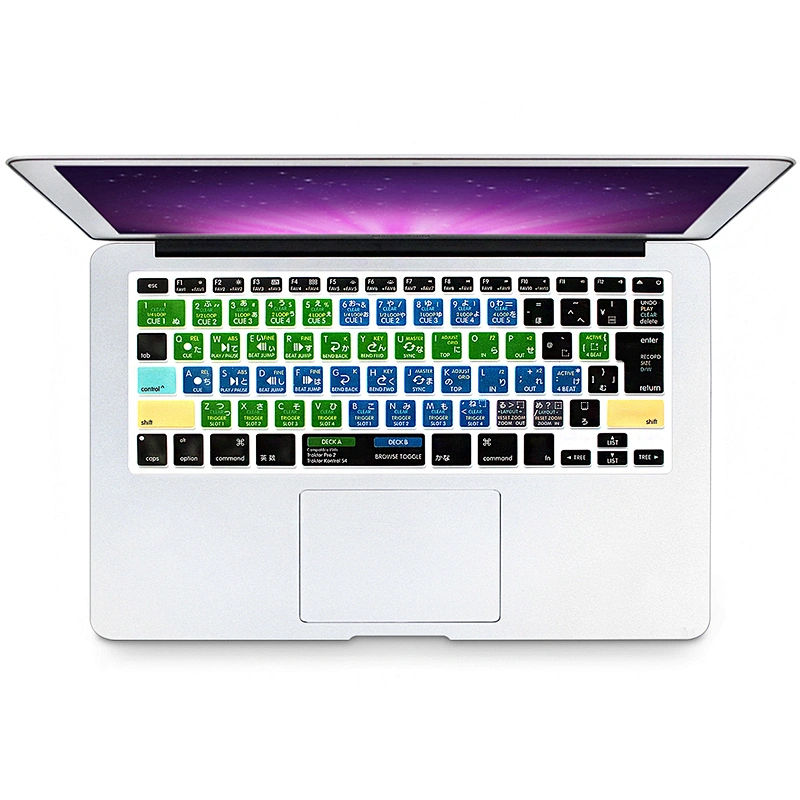 Customized Waterproof dj traktor Pro 2/Traktor Kontrol S4 Silicone Hot key Laptop Keyboard Skin for Mac