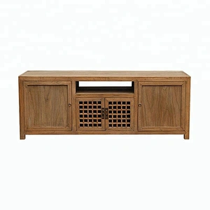 chinese antique solid wood pine tv console old furniture