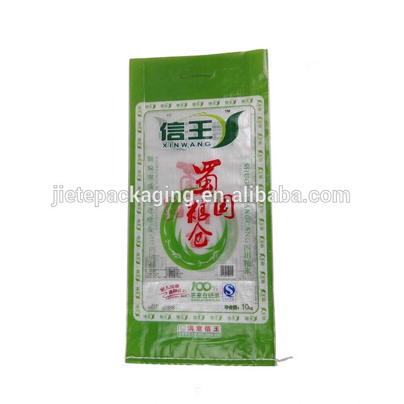 2018 China Hot Sale pp woven rice grain bag size 10kg