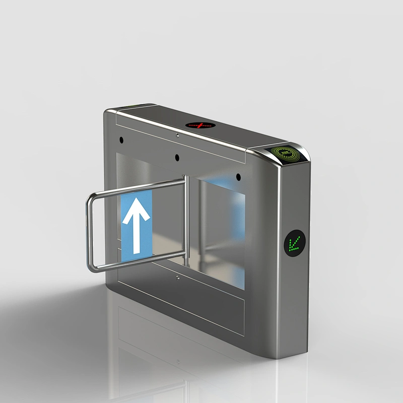 1.5 mm stainless steel housing waist height turnstile swing gate