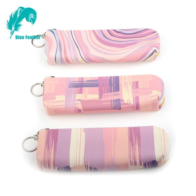 Students' Pu Leather Pencil Bag