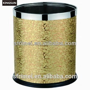 New Fancy Design Trash Bin Strong Stainless Steel Decorative Fashional Trash Can