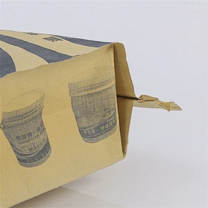 Custom industrial use paper plastic compound bag with valve port