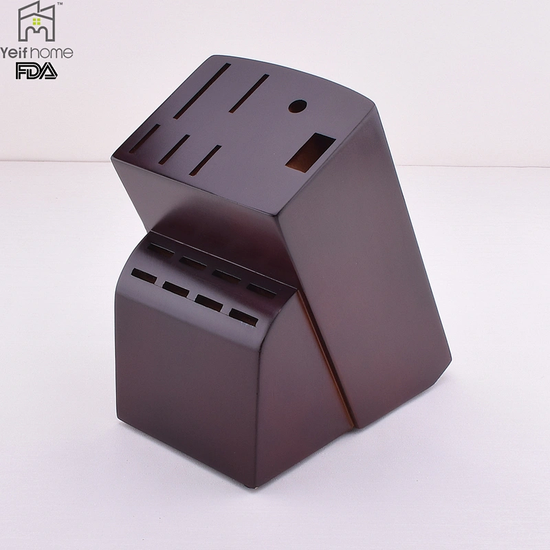 Wood universal knife blocks kitchen knife holder wholesale