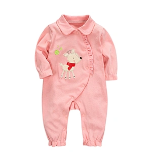 Dropshipping Wholesale Baby Girl Rompers Cotton Jumpsuit Pretty Design Baby Clothes Girl Wear