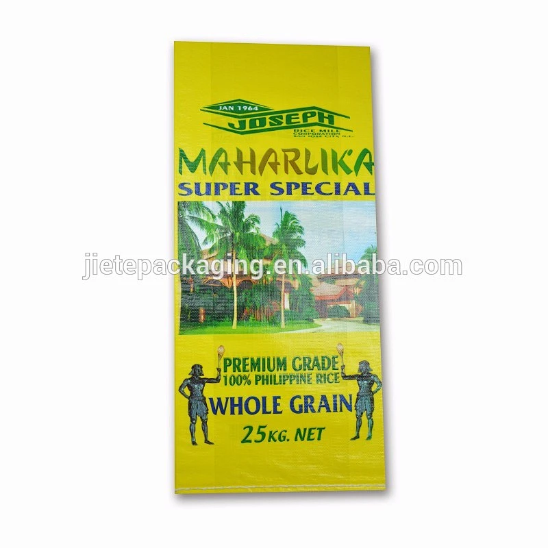 Video, High quality 100% virgin plastic material pp woven sack bags with color printing for packing hybrid rice seed 25kg