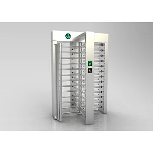 Speed Gate Cross Security Products Full Height Turnstile For Office Building Access Control