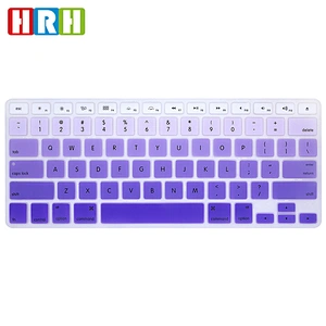 Rainbow Pattern Design Silicone US Keyboard Protector Cover Skin for Macbook Pro Air Retina 13 15 17