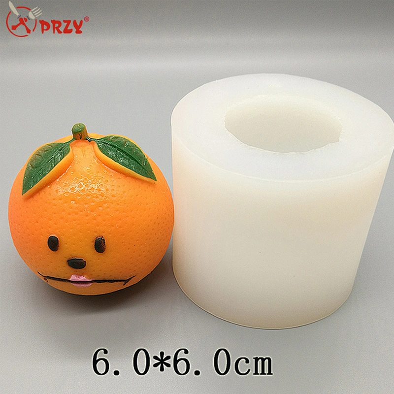 3D cartoon banana apple pineapple grape orange fruit soap mold handmade cake mold mousse silicone mould