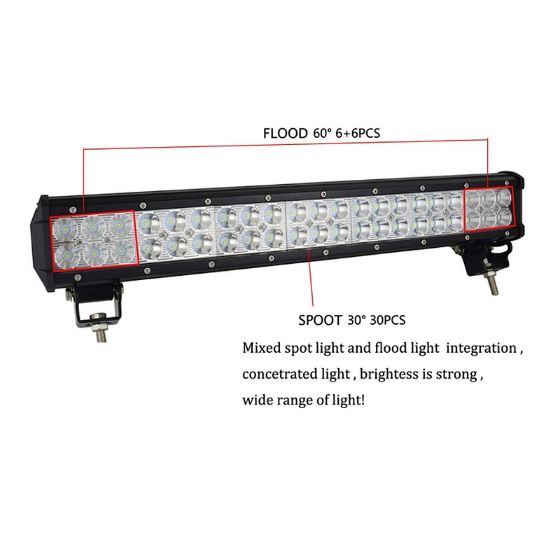 4x4 Offroad 126w Led Light Bar For Truck