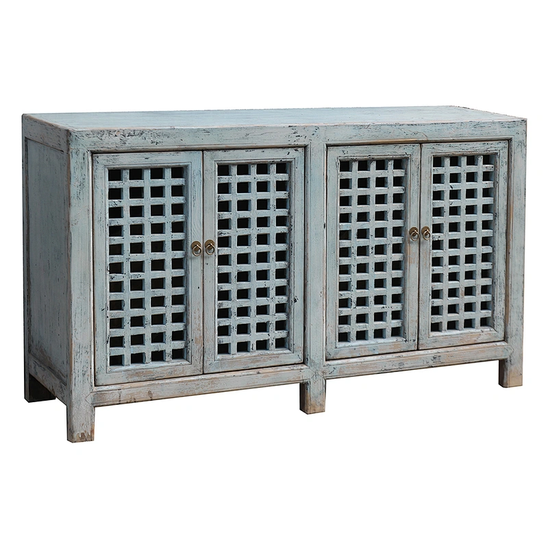 chinese antique reproduction reclaimed wood side cabinet buffet furniture