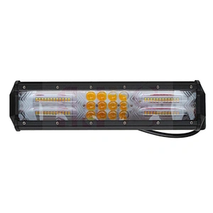 White Amber Flashing 2 Colors Barra LED 4X4 work Light Bar 8 inch to 32 inch led bar off road