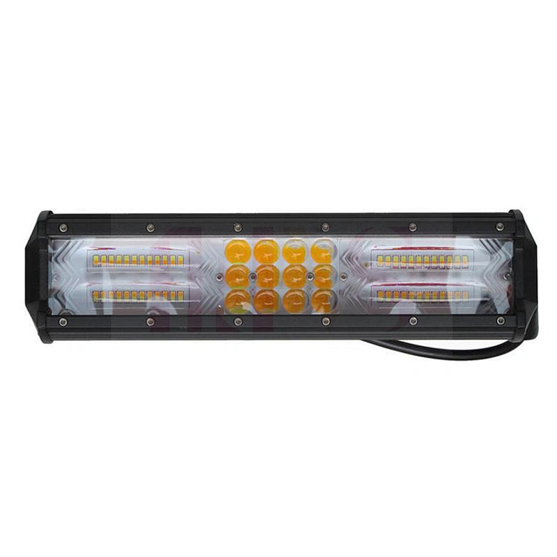 White Amber Flashing 2 Colors Barra LED 4X4 work Light Bar 8 inch to 32 inch led bar off road