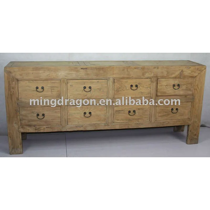 Chinese Antique Beatiful Reclaimed Wood Long cabinet