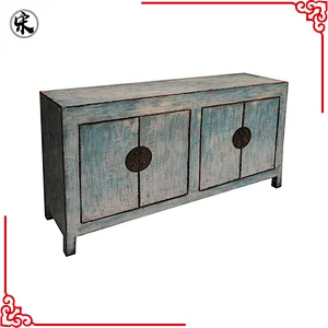chinese antique reproduction solid wood pine lacquer oriental furniture