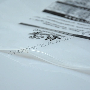Cheap PE plastic zipper bag for clothes