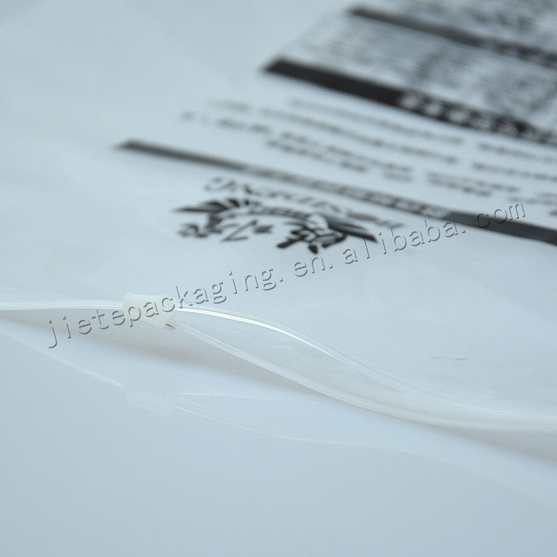 Cheap PE plastic zipper bag for clothes