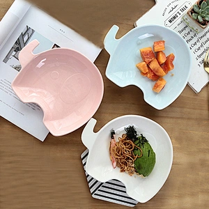 陶瓷托盘快餐盘瓷彩派对餐盘