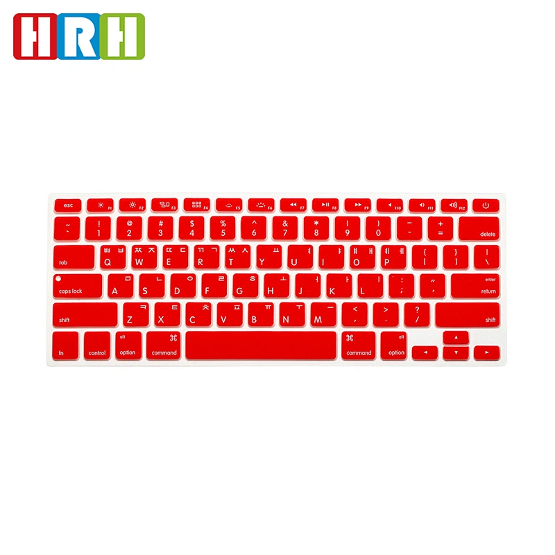 Silicone US Keyboard Protector Cover Skin korean keyboard skin for macbook new pro 13Pro Air Retina 13 15 17