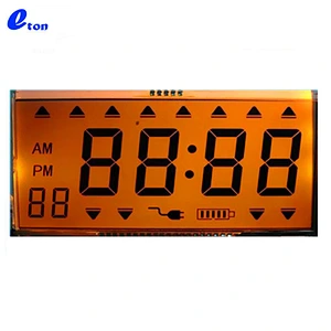 energy meter LCD Monochrome custom segment display