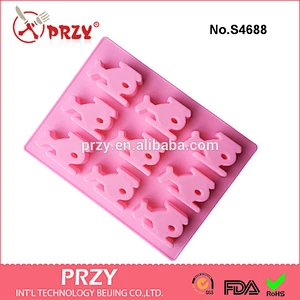 S4688 Airplane shape silicone chocolate mold cake baking mold food grade silicone mold