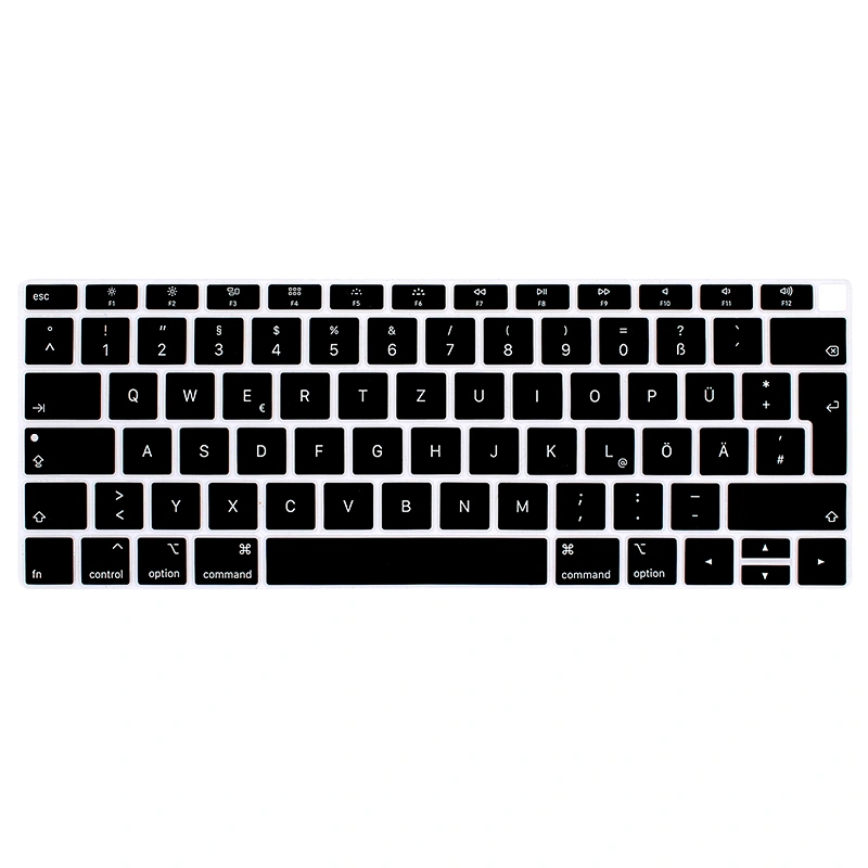 Hot Selling Russian French swedish portuguese keyboard ali baba in italian keyboard Silicone Keyboard For Macbook Air 13 15