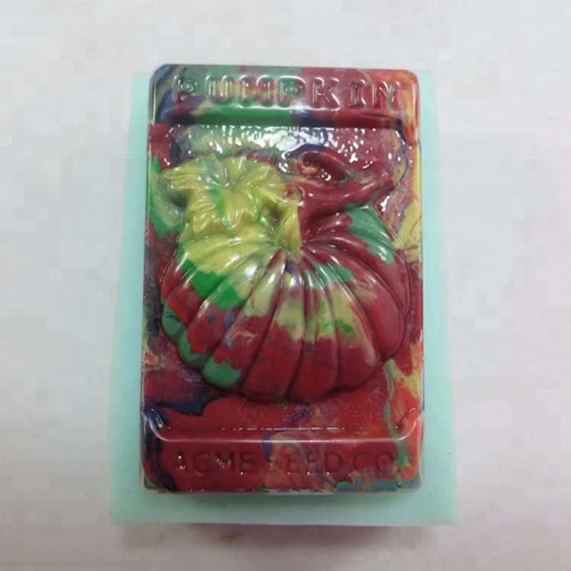 QT0035 Pastoral Pumpkin mold silicone soap molds handmade Candle moulds