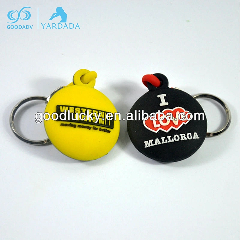 Guangzhou pvc rubber new products 3d pvc keychain accessories custom soft pvc rubber charms