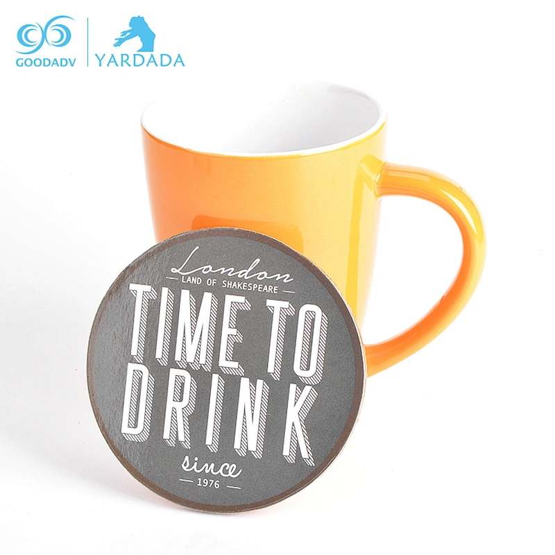 Custom Drink Beer Round Coaster,Colorful Wood Eco-Friendly Coaster